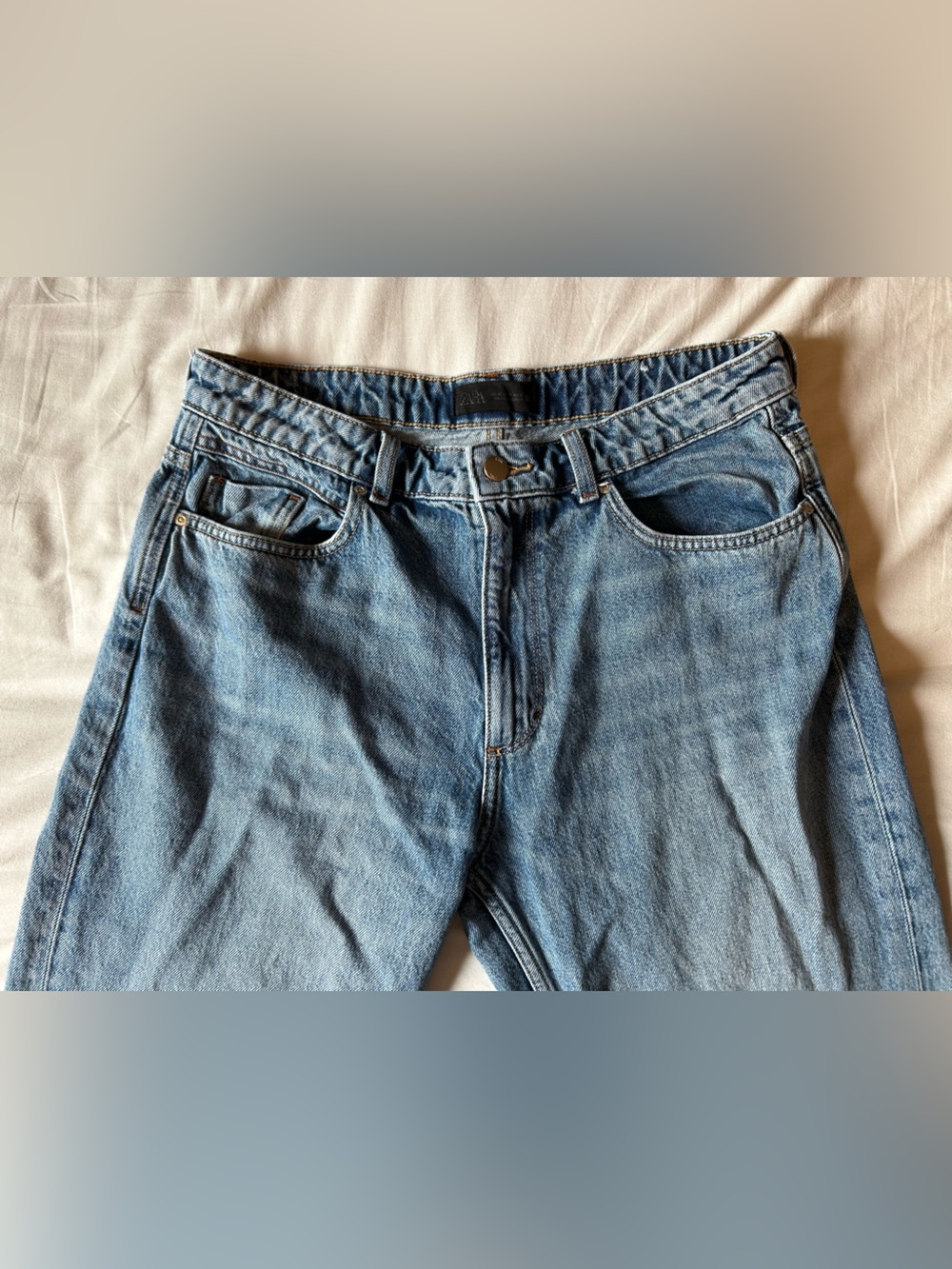 Zara Size 10 wide leg jeans - Picture 3 of 5